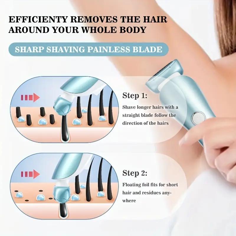 Electric Lady Shaver – Full Body Hair Remover for Women | Smooth Shave for Arms, Legs, Armpits & Face | USB Rechargeable, Gentle & Portable – Perfect Gift Idea!