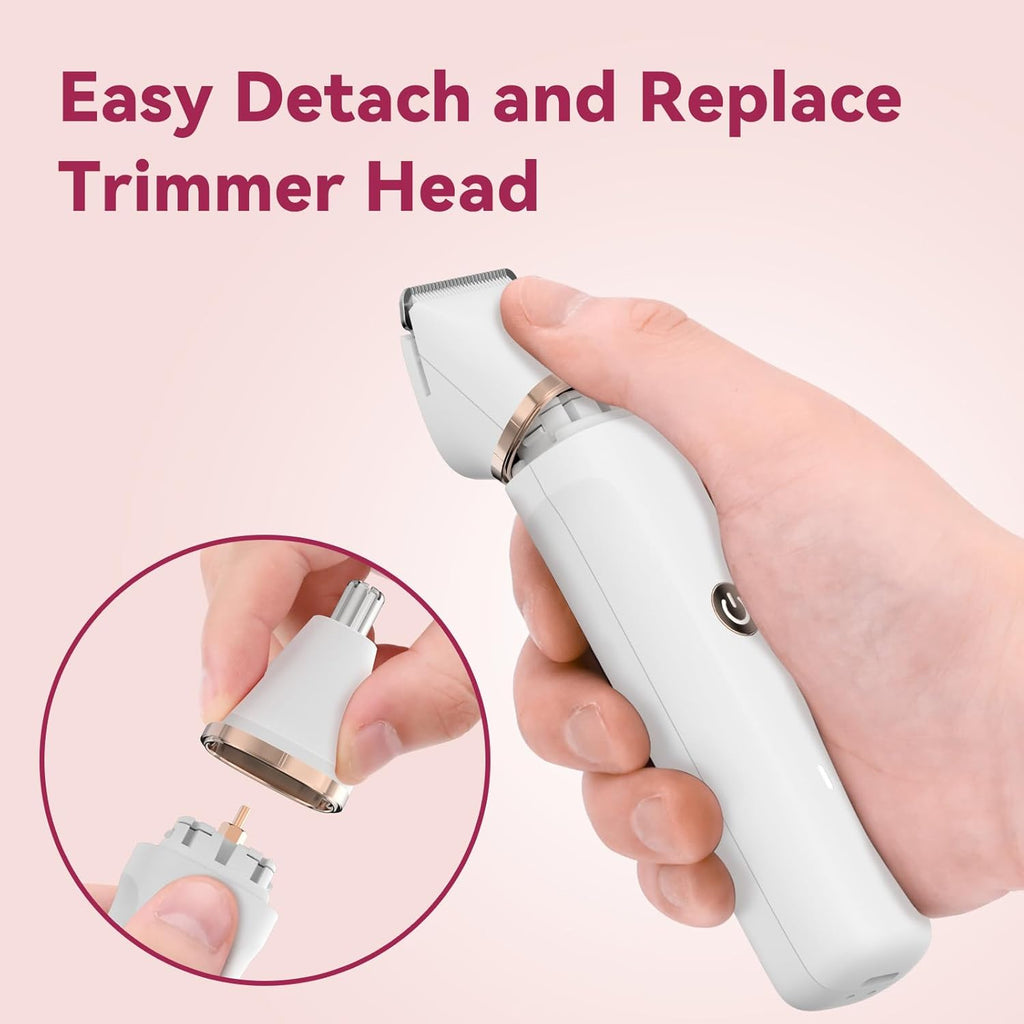 Electric Bikini Trimmer for Women - 4 in 1 Electric Shaver